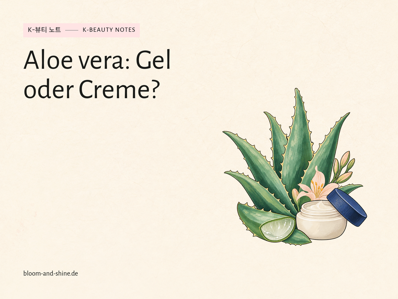 Aloe vera: Muss es immer ein Gel sein?