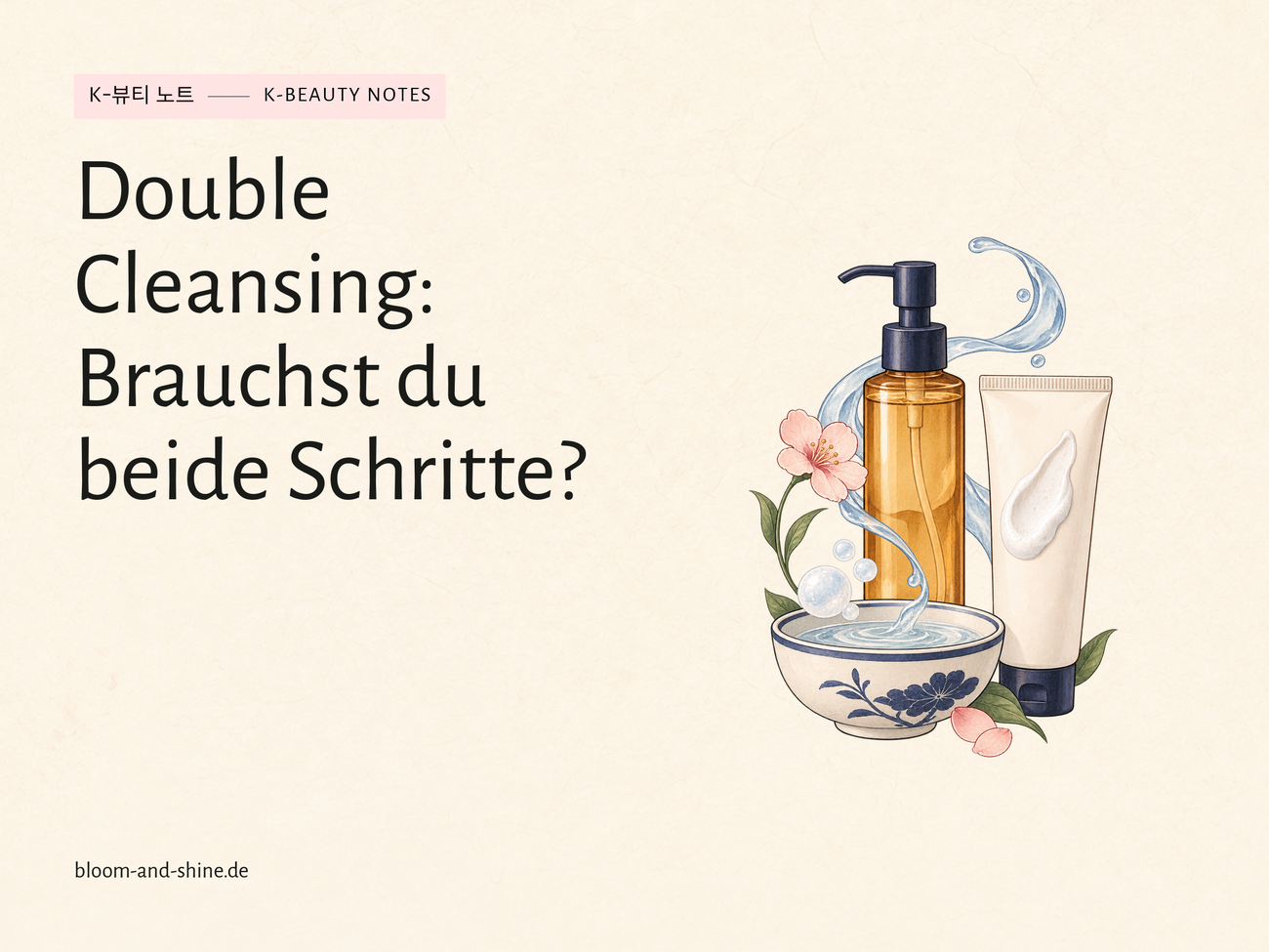 Double Cleansing: Wann Reinigungsöl und Cleanser zusammen sinnvoll sind