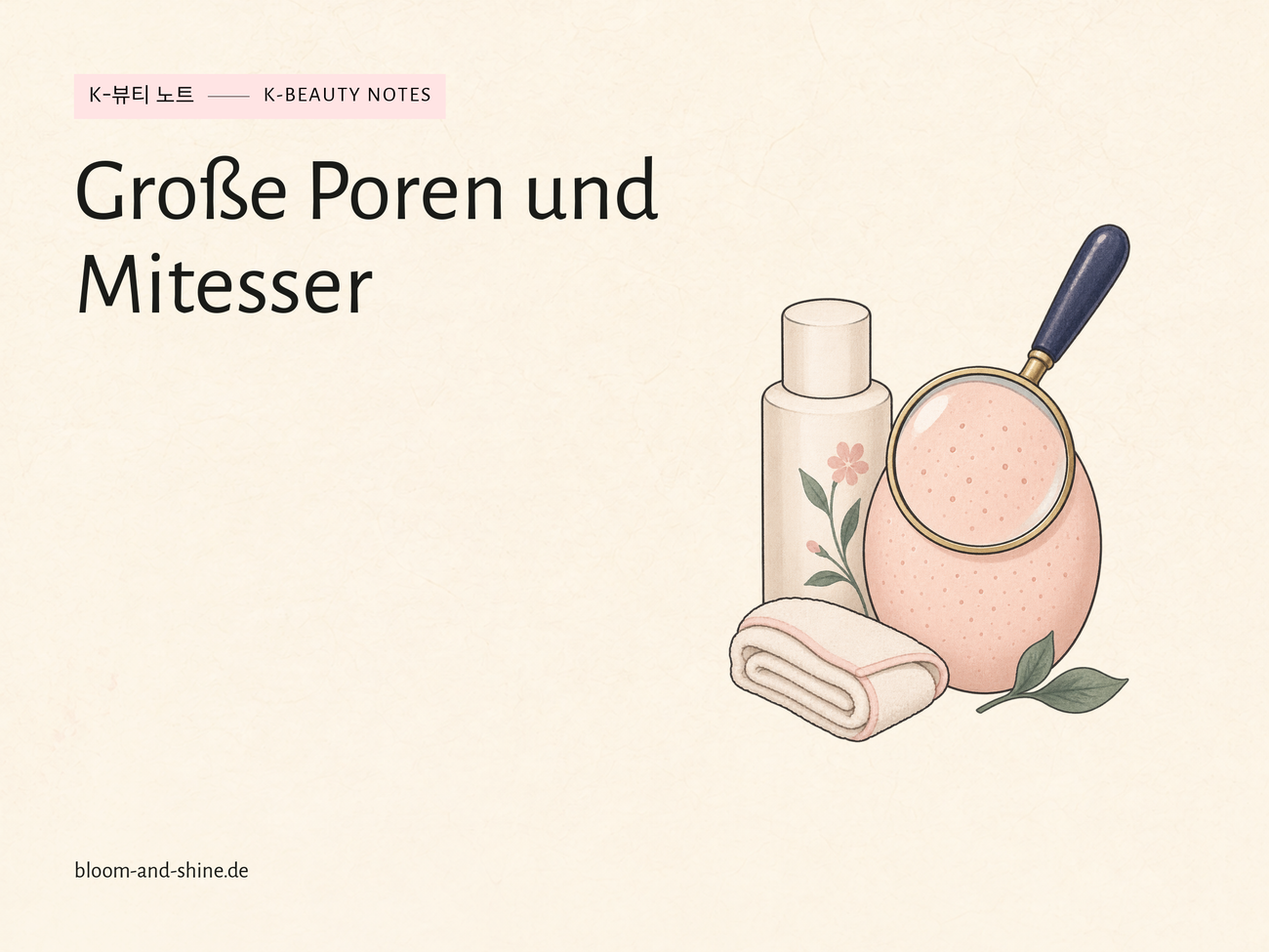 Große Poren und Mitesser: Was Pflege verändern kann
