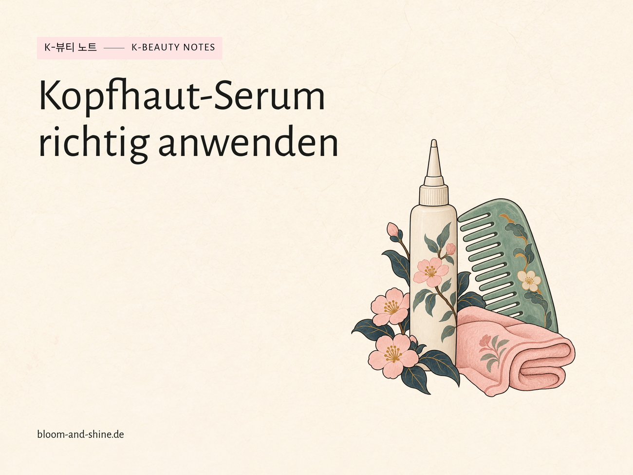 Kopfhaut-Serum: Wo trägst du es auf und bleibt es im Haar?