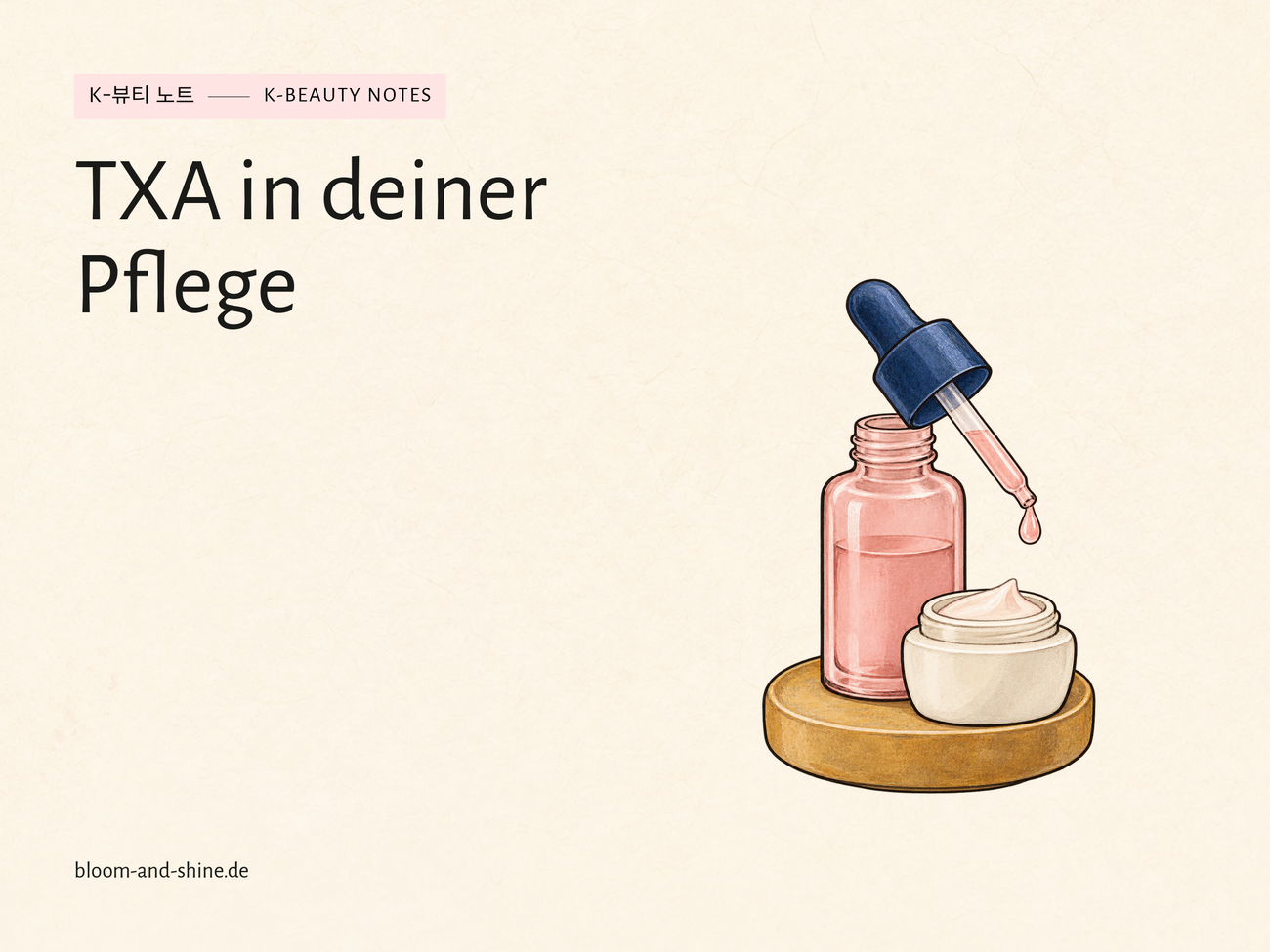 Tranexamsäure für die Haut: Was bedeutet TXA auf deinem Serum?