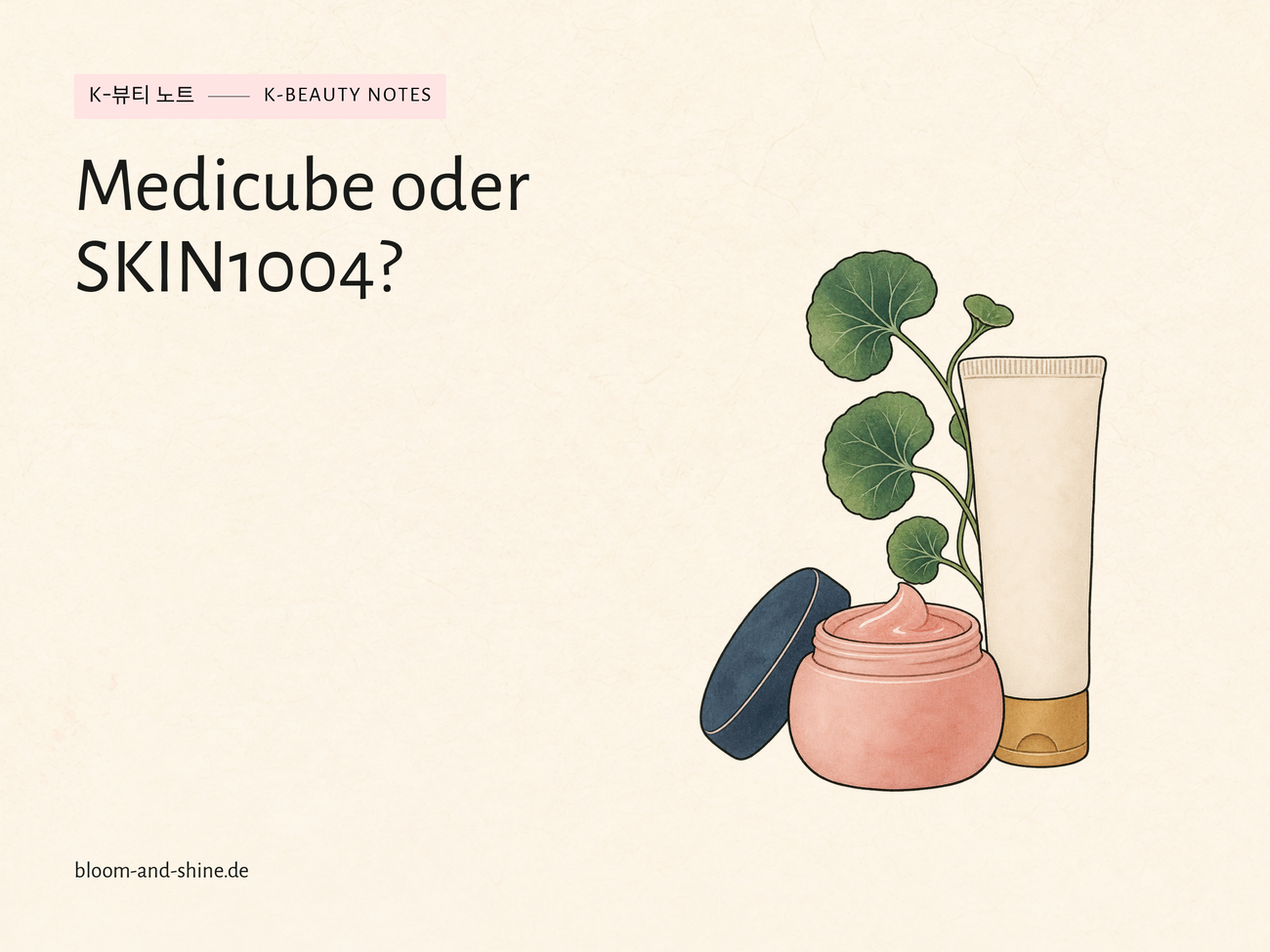 Medicube Jelly Cream oder SKIN1004 Soothing Cream?