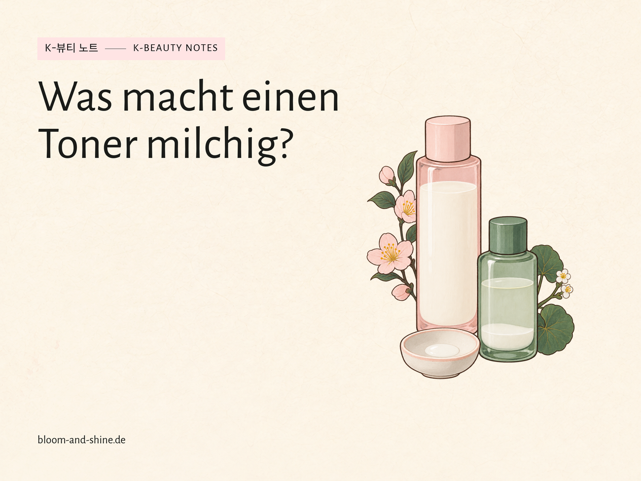 Milky Toner: Was macht ein Gesichtswasser eigentlich milchig?