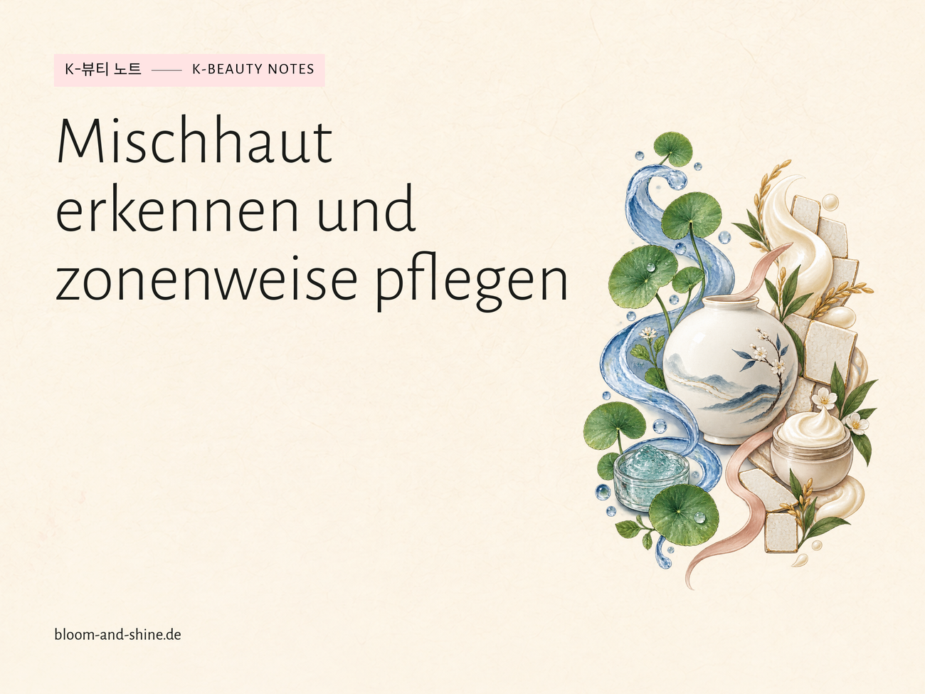 Mischhaut erkennen und mit K-Beauty pflegen