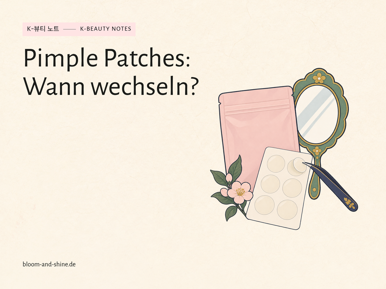 Pimple Patches: Wie lange bleiben sie drauf – und warum werden sie weiß?