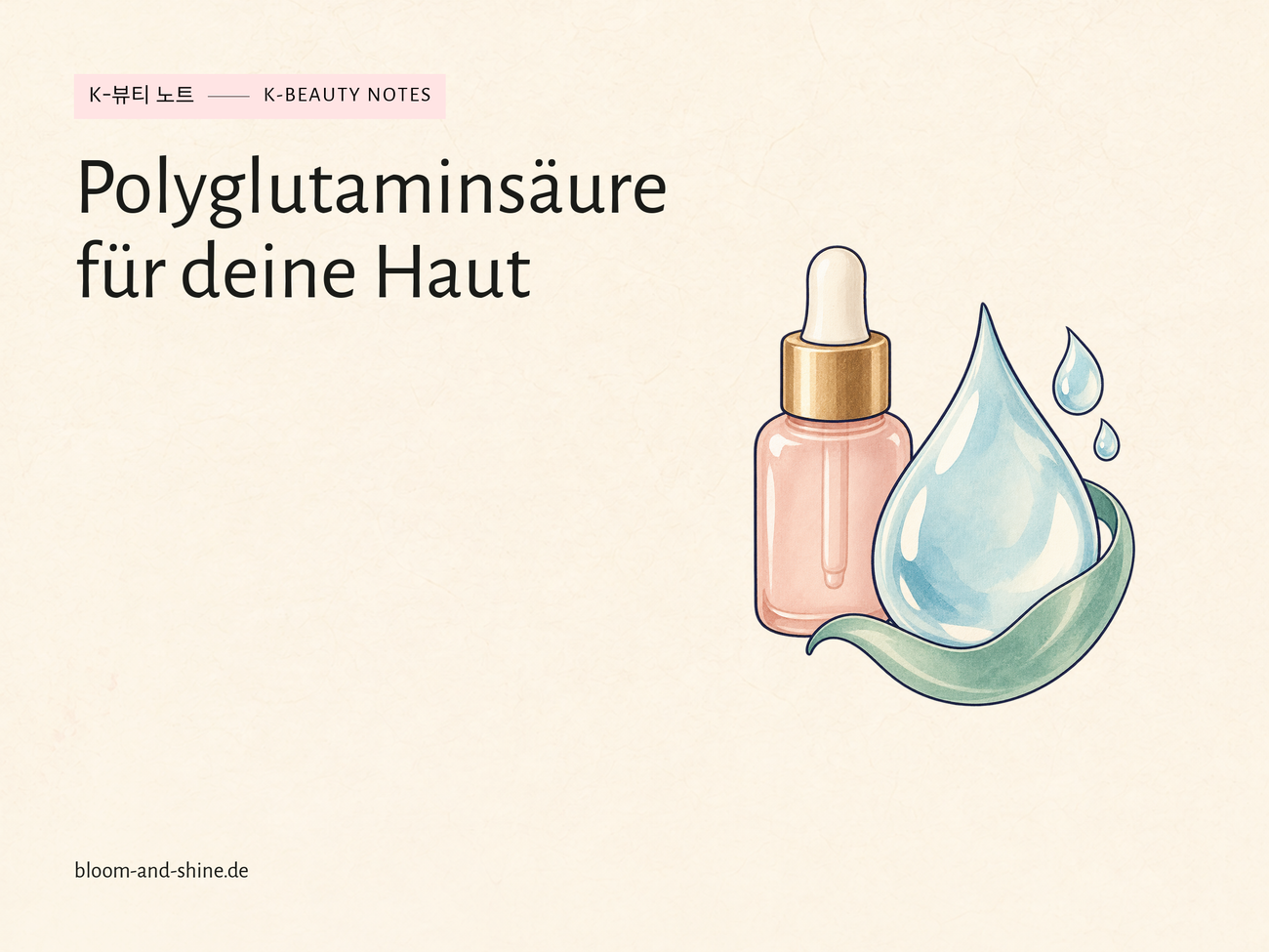 Polyglutaminsäure: Wie passt sie neben Hyaluron in deine Pflege?