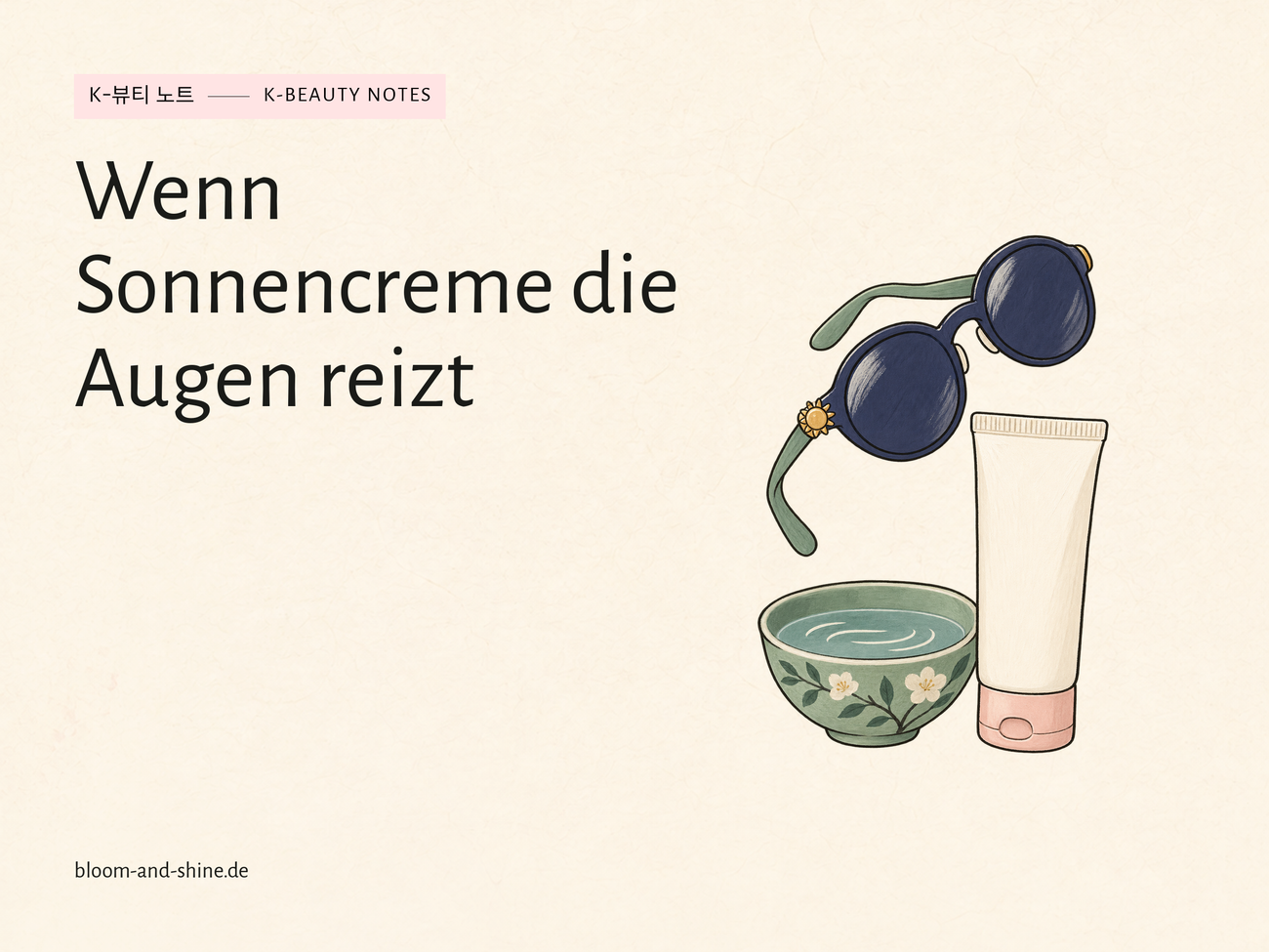 Wenn Sonnencreme in den Augen brennt: Worauf kannst du bei der Auswahl achten?
