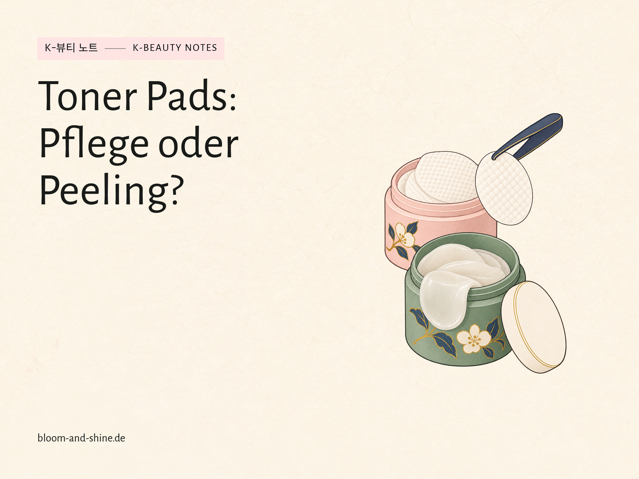Toner Pads anwenden: Feuchtigkeitspflege oder Peeling?