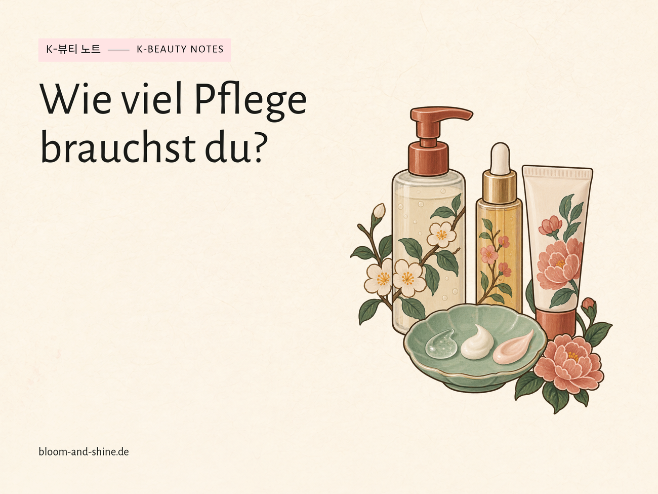 Wie viel Cleanser, Serum und Creme brauchst du eigentlich?