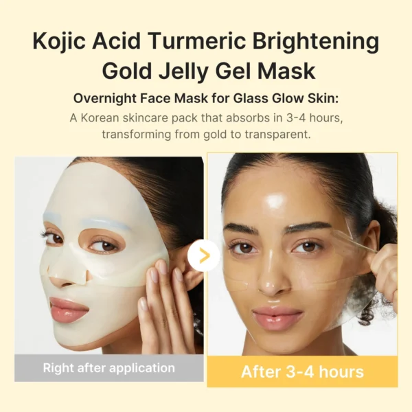 Medicube Kojic Acid Turmeric Brightening Gel Mask 4 Stück