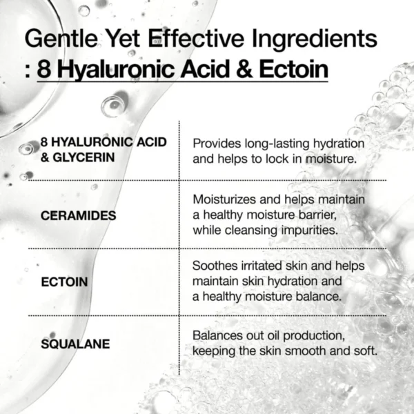 Anua 8 Hyaluronic Acid Moisturizing Gentle Gel Cleanser Anua 8 Hyaluronic Acid Moisturizing Gentle Gel Cleanser