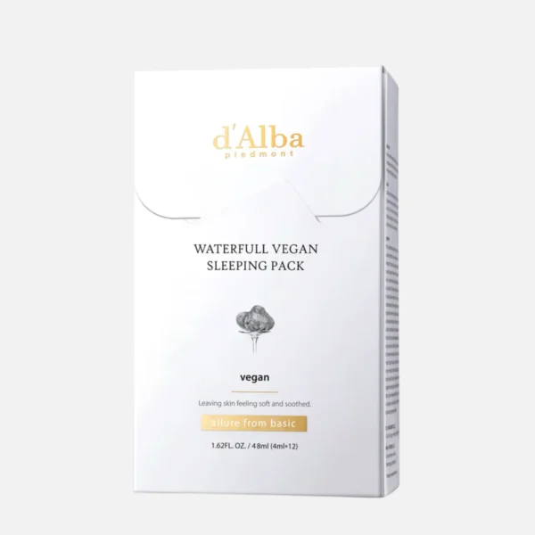 d'Alba Waterfull Vegan Sleeping Pack 4ml*12packs d'Alba Waterfull Vegan Sleeping Pack 4ml*12packs