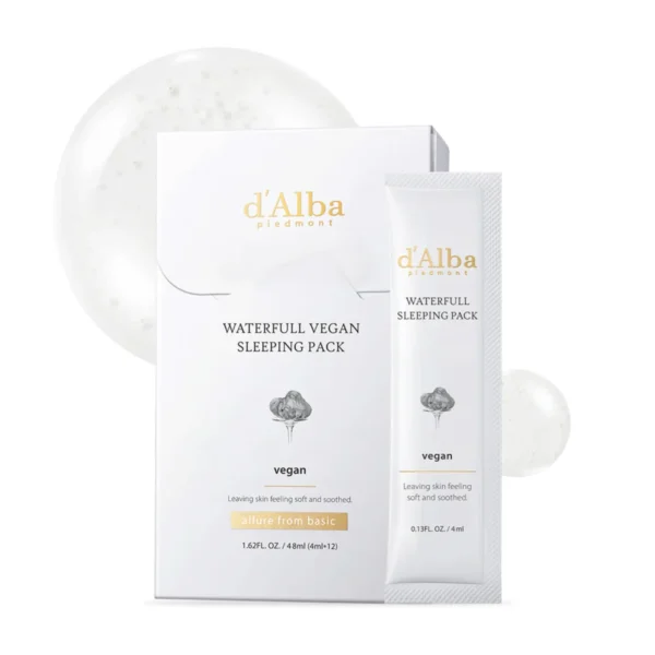 d'Alba Waterfull Vegan Sleeping Pack 4ml*12packs d'Alba Waterfull Vegan Sleeping Pack 4ml*12packs