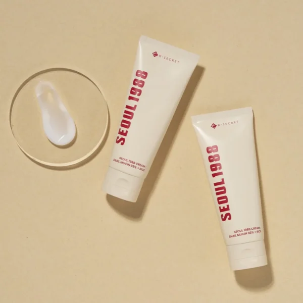 K-SECRET SEOUL 1988 Cream : Snail Mucin 93% + Rice K-SECRET SEOUL 1988 Cream : Snail Mucin 93% + Rice