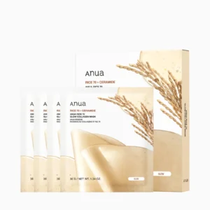 Anua Rice 70 Glow Collagen Mask 4 Stück