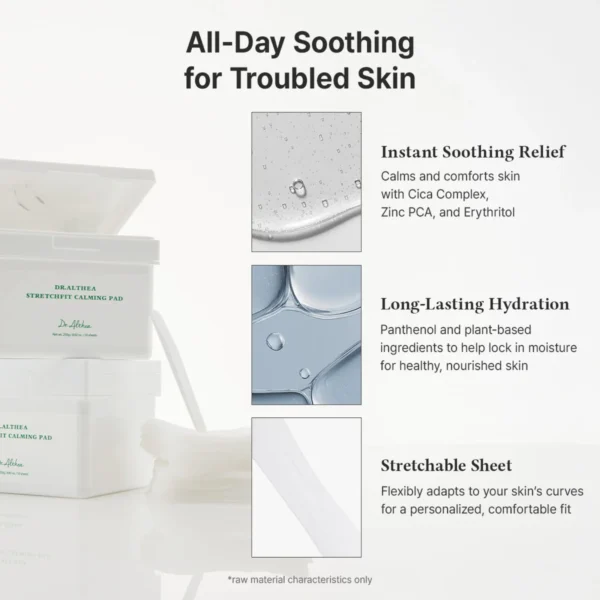 Dr. Althea StretchFit Calming Pad (50pcs) Dr. Althea StretchFit Calming Pad (50pcs)