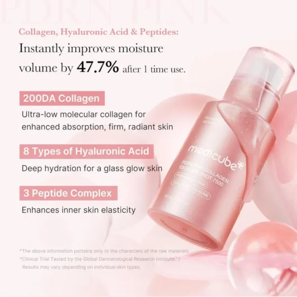 Medicube PDRN Pink Collagen Exosome Shot Serum 7500