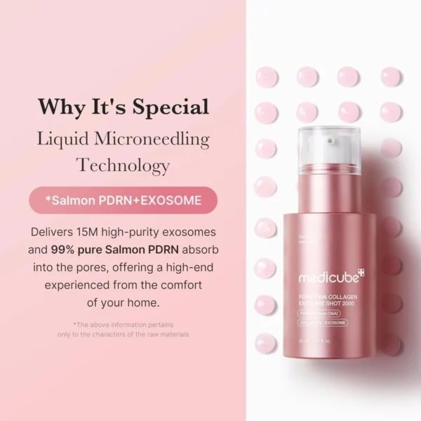 Medicube PDRN Pink Collagen Exosome Shot Serum 2000