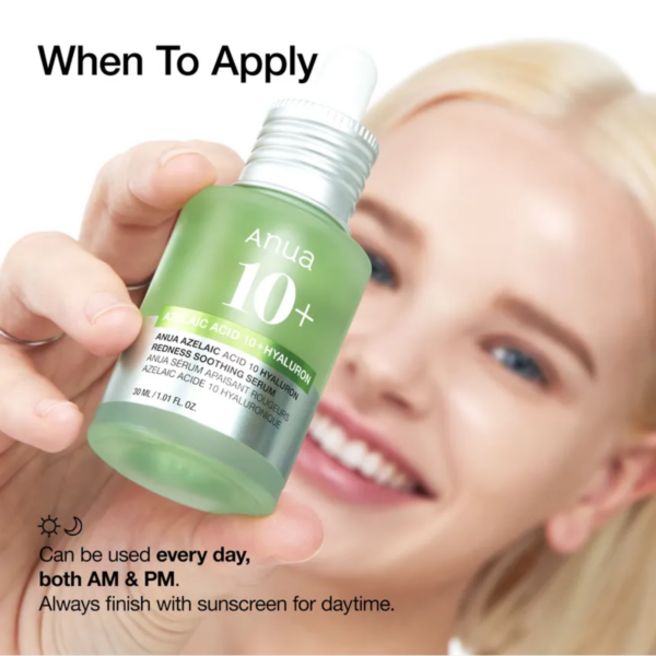 Anua Azelaic Acid 10 Hyaluron Redness Soothing Serum – Produktansicht 6