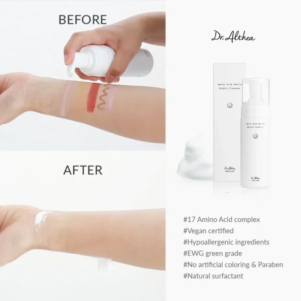 Dr. Althea Amino Acid Gentle Bubble Cleanser 140ml Dr. Althea Amino Acid Gentle Bubble Cleanser 140ml