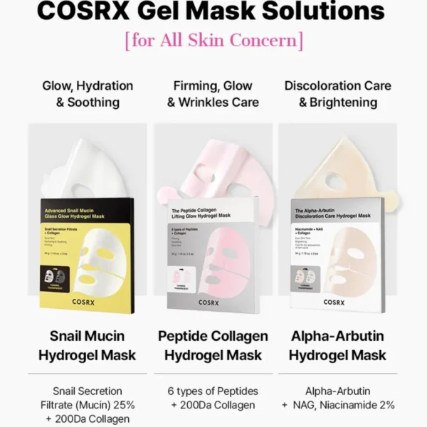 COSRX The Peptide Collagen Lifting Glow Hydrogel Mask COSRX The Peptide Collagen Lifting Glow Hydrogel Mask