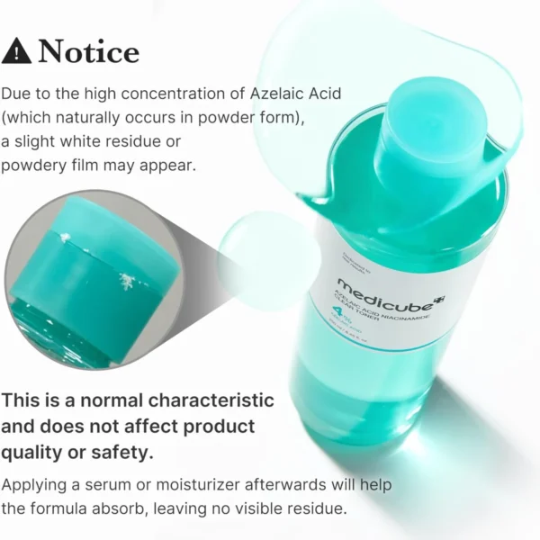 Medicube Azelaic Acid Niacinamide Clear Toner 250ml