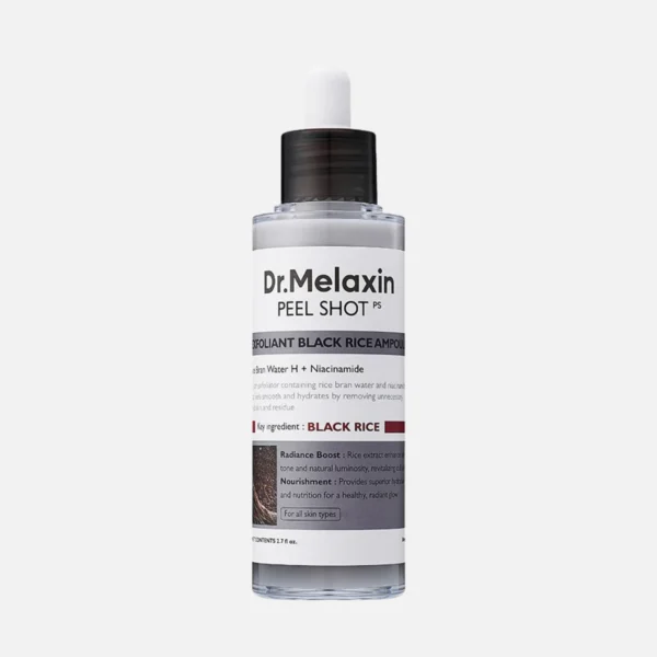 Dr. Melaxin Peel Shot Exfoliating Black Rice Ampoule 80ml