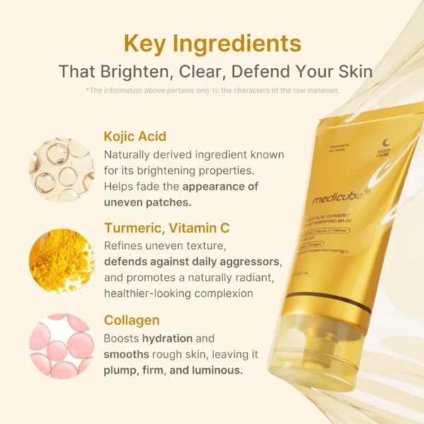 Medicube Kojic Acid Turmeric Overnight Wrapping Mask