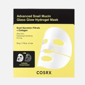 COSRX Advanced Snail Mucin Glass Glow Hydrogel Mask 3 Stück COSRX Advanced Snail Mucin Glass Glow Hydrogel Mask 3 Stück