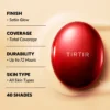 TIRTIR Mask Fit Red Cushion 43N Deep Cocoa SPF40 PA++
