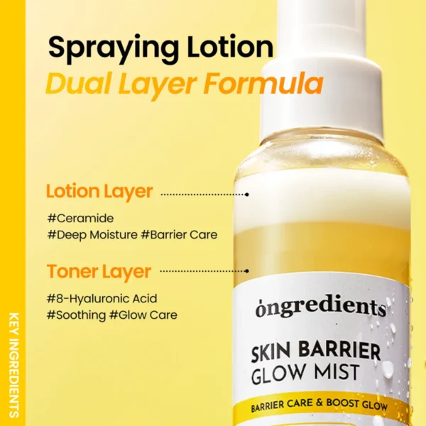 Ongredients Skin Barrier Glow Mist