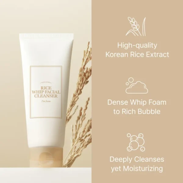 I'm From Rice Whip Facial Cleanser Mini 30ml