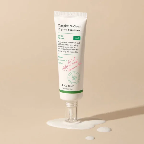 Axis-Y Complete No-Stress Physical Sunscreen V3 SPF 50+ / PA ++++ Axis-Y Complete No-Stress Physical Sunscreen V3 SPF 50+ / PA ++++