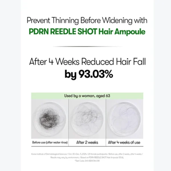 VT Cosmetics PDRN Reedle Shot Hair Ampoule 300dL