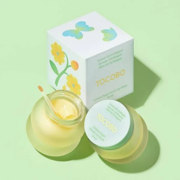 Tocobo Lemon Sugar Scrub Lip Mask