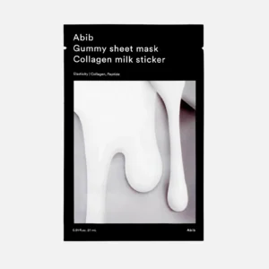 Abib Gummy sheet mask Collagen milk sticker