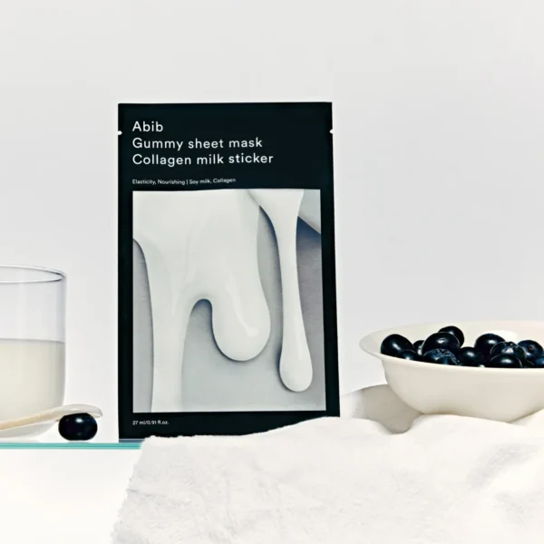Abib Gummy sheet mask Collagen milk sticker Abib Gummy sheet mask Collagen milk sticker