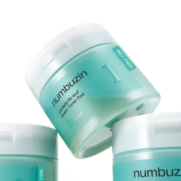 Numbuzin No.1 Centella Re-Leaf Green Toner Pads
