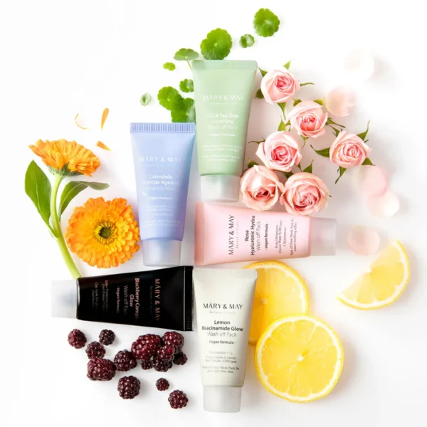 Mary & May Vegan Wash Off Mask Mini Gift Set