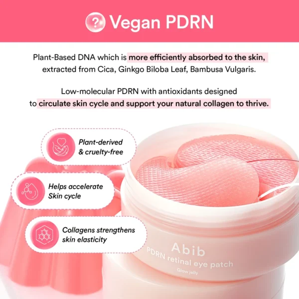 Abib PDRN retinal eye patch Glow jelly
