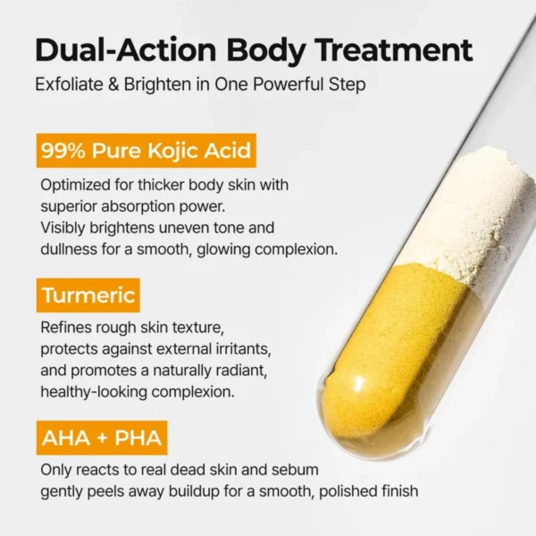 Dr. Melaxin Peel Shot Exfoliating Kojic Acid Turmeric Spray - Körperpeeling Spray 200ml Dr. Melaxin Peel Shot Exfoliating Kojic Acid Turmeric Spray - Körperpeeling Spray 200ml