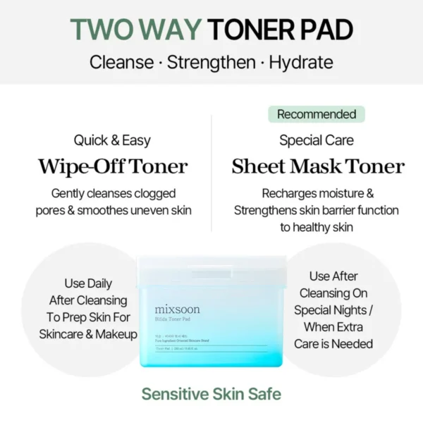 Mixsoon Bifida Toner Pad Mixsoon Bifida Toner Pad