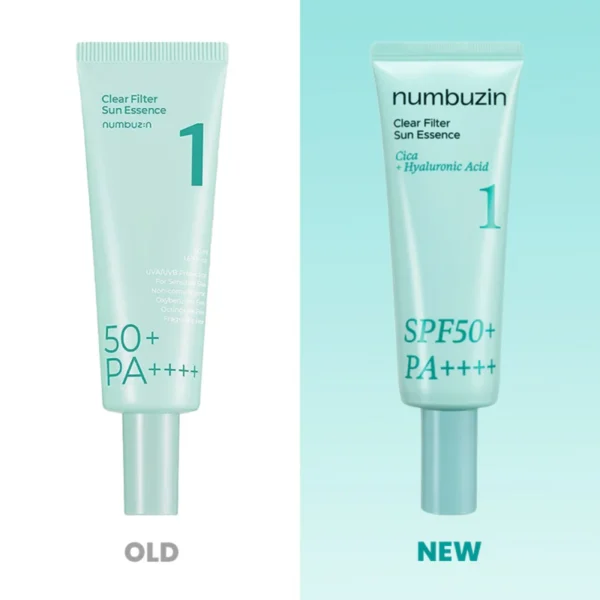 Numbuzin No1. Clear Filter Sun Essence SPF50+ PA++++ Numbuzin No1. Clear Filter Sun Essence SPF50+ PA++++
