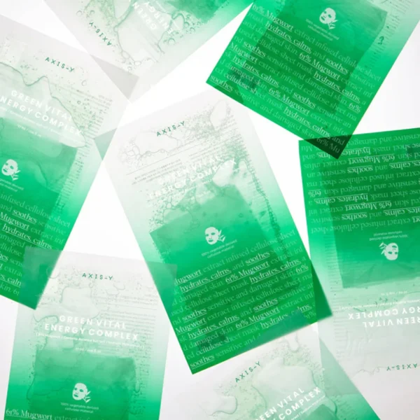 Axis-Y Mugwort Green Vital Energy Complex Sheet Mask