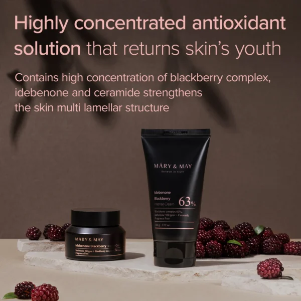 Mary & May Idebenone Blackberry Intense Cream 100g