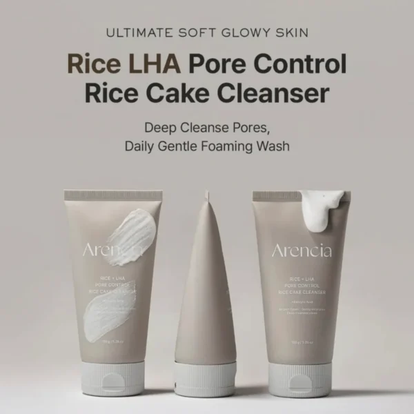 Arencia Rice + LHA Pore Control Rice Cake Cleanser 150g Arencia Rice + LHA Pore Control Rice Cake Cleanser 150g
