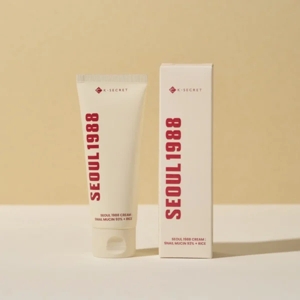 K-SECRET SEOUL 1988 Cream : Snail Mucin 93% + Rice K-SECRET SEOUL 1988 Cream : Snail Mucin 93% + Rice