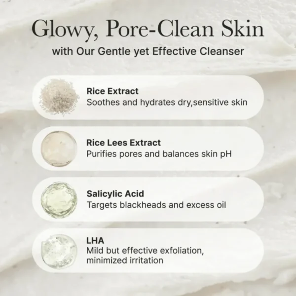 Arencia Rice + LHA Pore Control Rice Cake Cleanser 150g Arencia Rice + LHA Pore Control Rice Cake Cleanser 150g