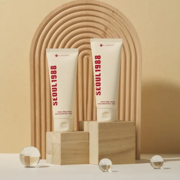 K-SECRET SEOUL 1988 Cream : Snail Mucin 93% + Rice K-SECRET SEOUL 1988 Cream : Snail Mucin 93% + Rice