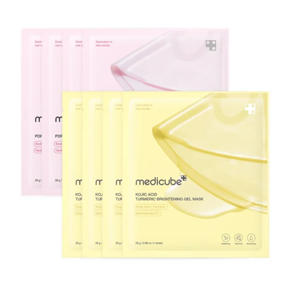 Medicube Kojic Acid Turmeric Brightening Gel Mask 4 Stück
